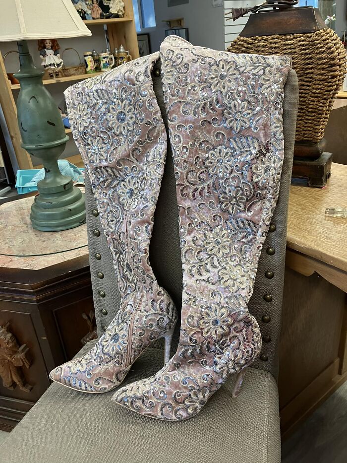 Saw These Today At My Local Senior Thrift. They Were Actually Very Pretty. No, I Didn’t Bring Home