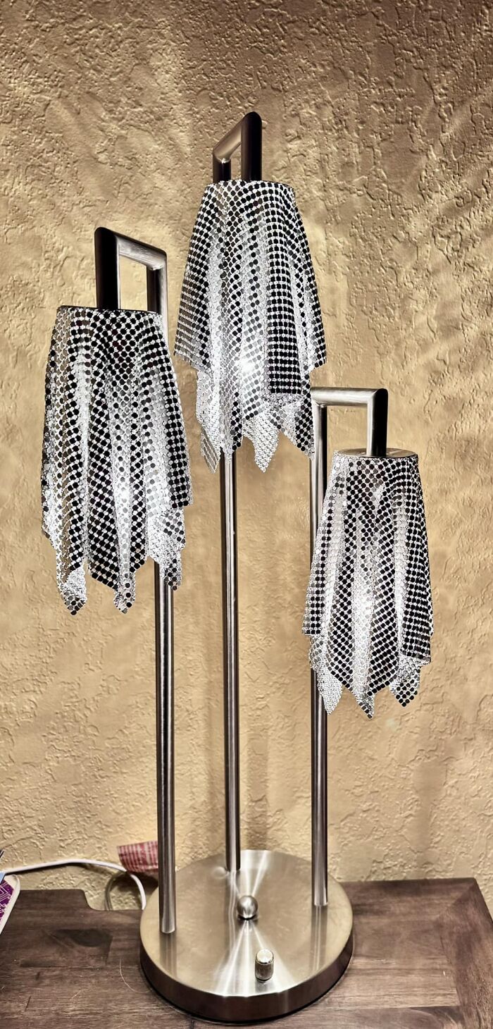 Love The Weird Ones And It’s Perfect For My Side Of The Bed. $7 Score And Has Three Lighting Options