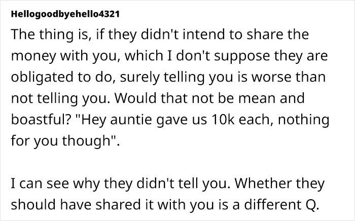 Mom And Brother Leave Woman Out Of Secret Family Inheritance, She&rsquo;s Gobsmacked
