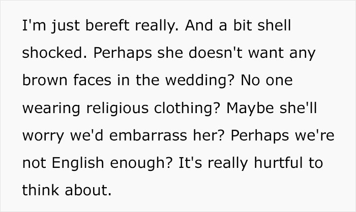 Family Throws Cultural Wedding For Sis But Get Excluded From Her &ldquo;British&rdquo; Wedding, Wonder Why