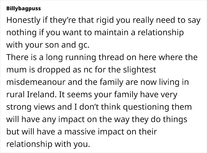 Son And DIL's Parenting Seems Too "Extreme" To Grandma, Who Wonders Whether To Speak Up