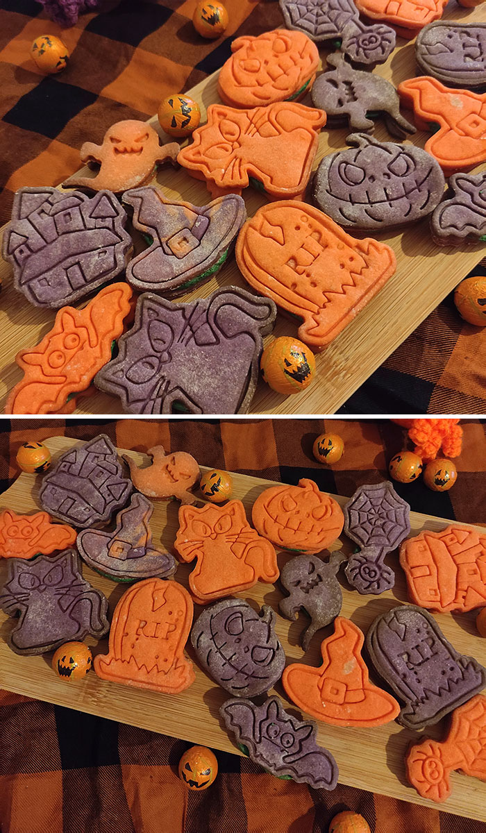 I Made Halloween Sandwich Biscuits