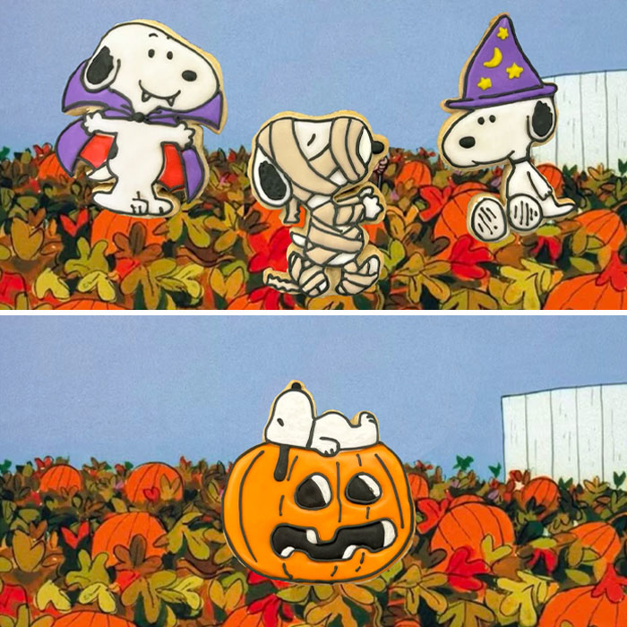 It's Never Too Early For Halloween Snoopy Cookies