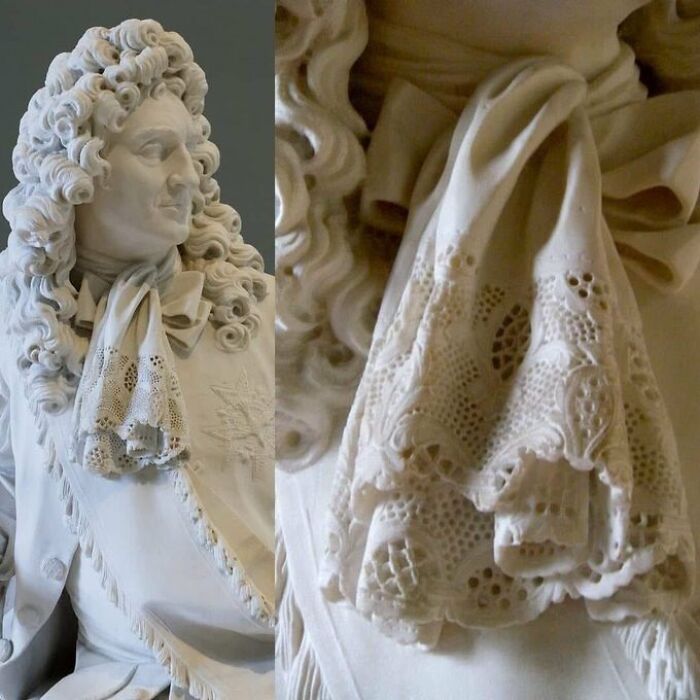 The Handkerchief Detail Of The Duc De Montausier's Marble Statue