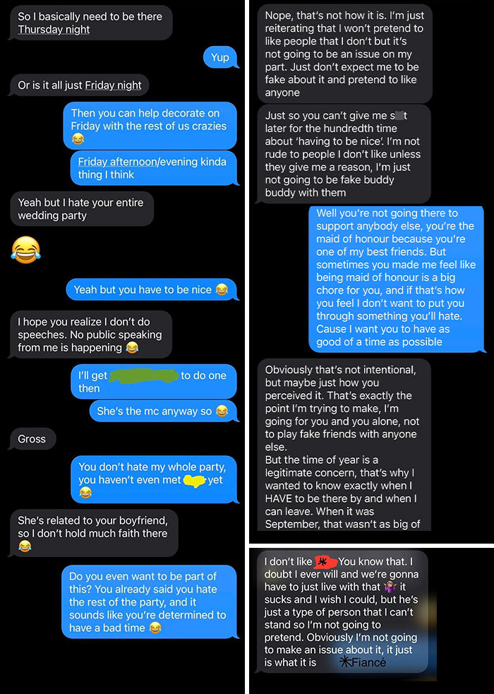 Can I Just Shame My Own Toxic Maid Of Honor For A Minute