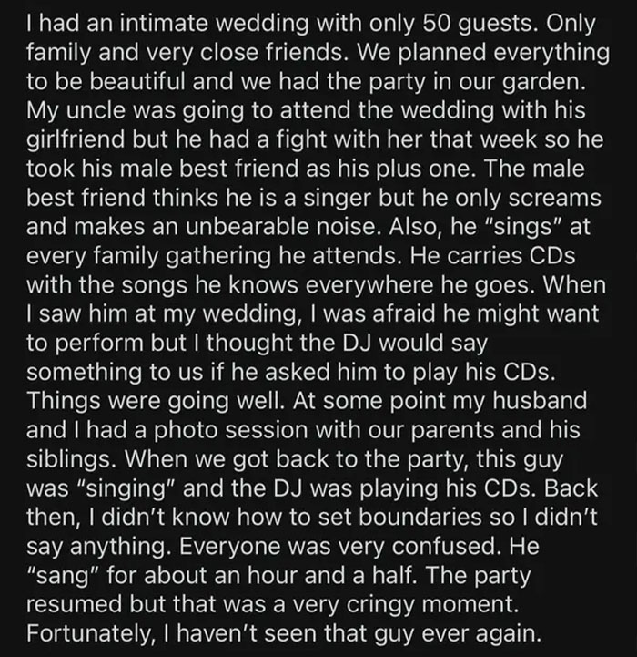 Someone Crashed My Wedding And Ruined It