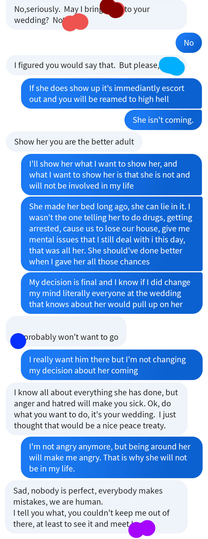 Getting Married. Mother Isn't Invited