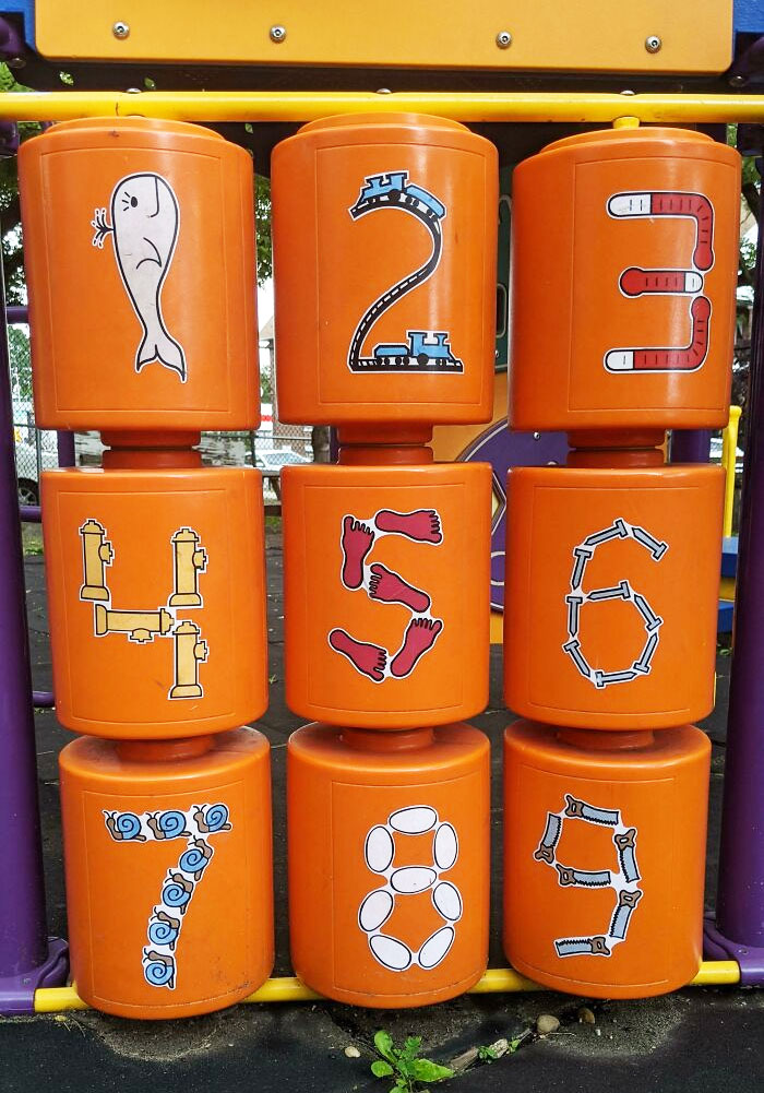 Today's Playground Counting Lesson With My Toddler Became Disappointing. Look At Numbers Six And Nine