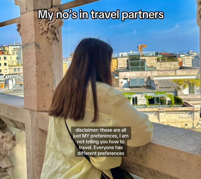 "No Partiers, No Fussy Eaters": Woman's Traveling Partner Red Flags List Goes Viral