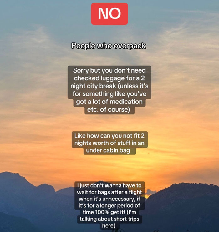 "No Partiers, No Fussy Eaters": Woman's Traveling Partner Red Flags List Goes Viral