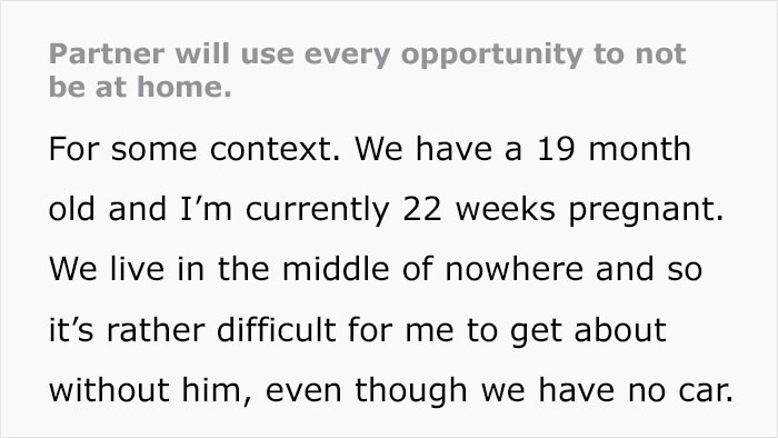 Woman Is Sick Of Husband Constantly Leaving Her And Kid At Home, He Loses It When Confronted