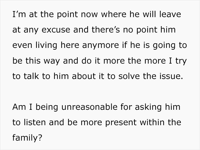 Woman Is Sick Of Husband Constantly Leaving Her And Kid At Home, He Loses It When Confronted