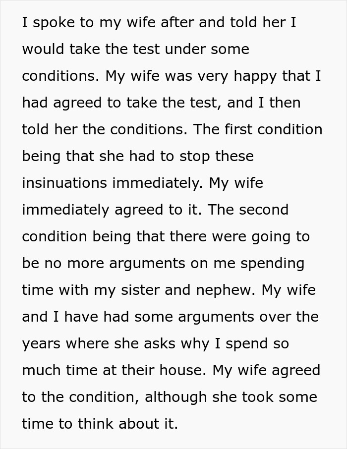 Man Loses It When Wife Asks Him To Do A Paternity Test For His Sister’s Kid, Regrets His Reaction Man Loses It When Wife Asks Him To Do A Paternity Test For His Sister’s Kid, Regrets His Reaction