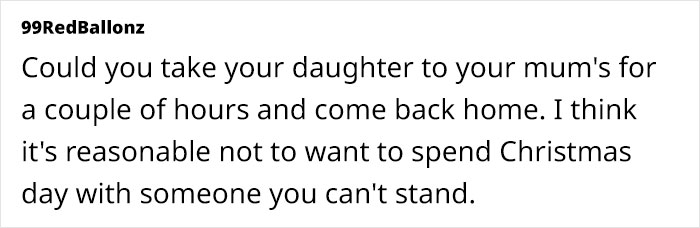 Man Annoyed Wife Won&rsquo;t Have His Mom Over For Christmas, Netizens Actually Agree With The Wife