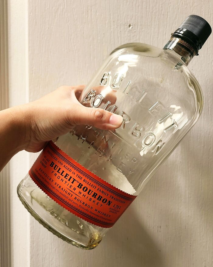 Husband Said He Didn't Throw This Bottle Away Because "There's Still A Little Bit Left" 