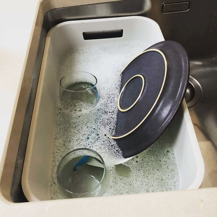 We've Got A Dishwasher. Do Not Dump Your Breakfast Dishes In The Sink