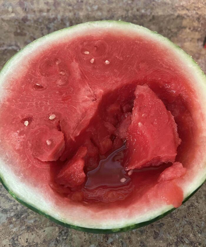 Asked My Husband To Cut Up Some Watermelon For The Baby’s Breakfast