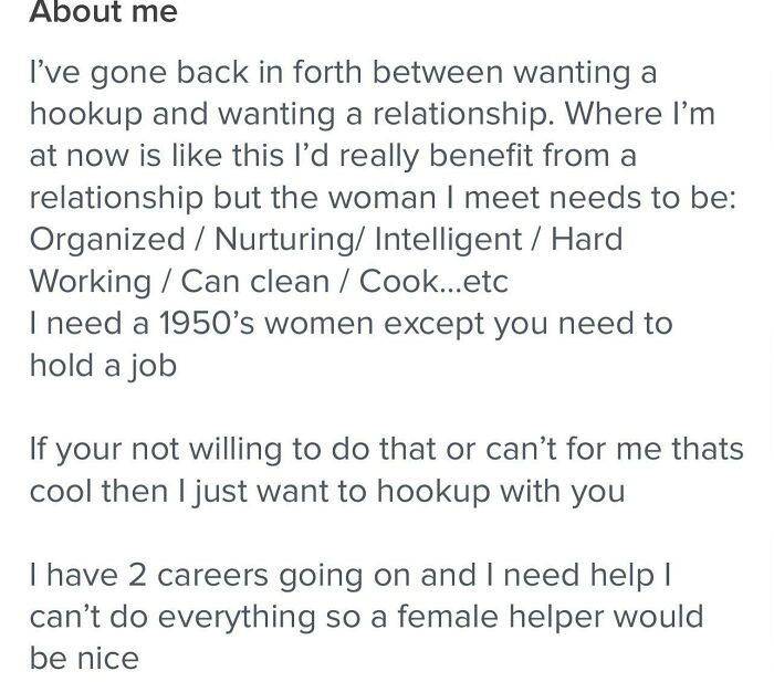 A Maid. You Want A Maid