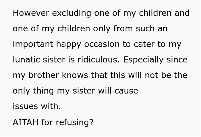 Mom Refuses To Accommodate Anti-Vax Sister&rsquo;s Kids By Excluding Her Own &ldquo;Sick&rdquo; Son From Wedding