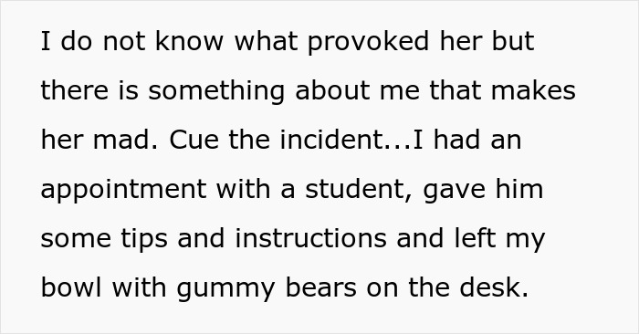 "It Was All A Ploy To Humiliate Her": Gummy Bears Lead To Major Drama At Work "It Was All A Ploy To Humiliate Her": Gummy Bears Lead To Major Drama At Work