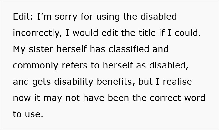 Sibling Compelled To Look After &ldquo;Disabled&rdquo; Adult Sis Loses It When She Says She&rsquo;s Pregnant