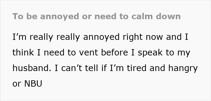 Wife&rsquo;s Had It Up To Here With Childish Hubby Treating Her Like A Servant, Ruining Fam Celebrations