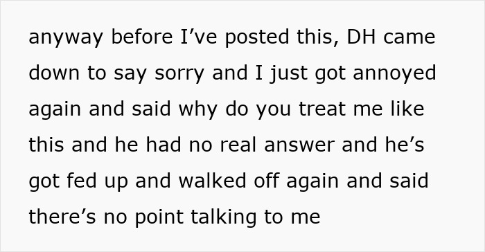 Wife&rsquo;s Had It Up To Here With Childish Hubby Treating Her Like A Servant, Ruining Fam Celebrations