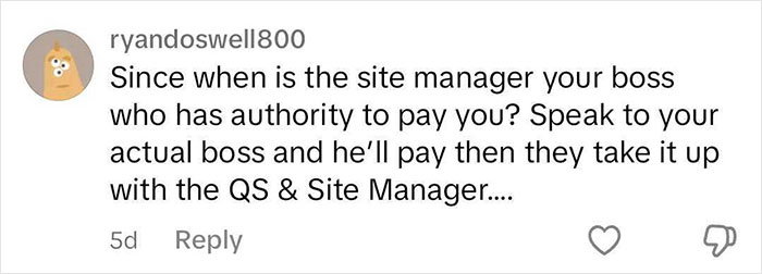 "Last Laugh": Construction Worker Has A Mean Surprise For Employer Who Refused To Pay Him "Last Laugh": Construction Worker Has A Mean Surprise For Employer Who Refused To Pay Him