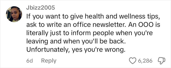 Woman&rsquo;s Boss Doesn&rsquo;t Think Her &ldquo;Quirky&rdquo; OOO Emails Are Appropriate, People Tend To Agree