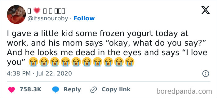 I Would Have Cried! So Precious