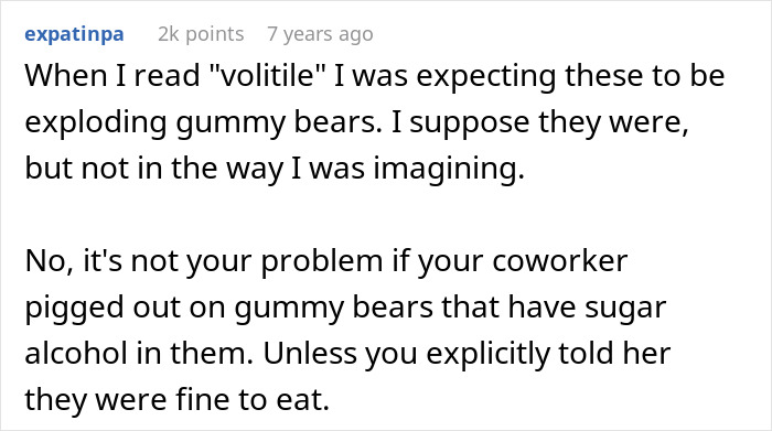 "It Was All A Ploy To Humiliate Her": Gummy Bears Lead To Major Drama At Work "It Was All A Ploy To Humiliate Her": Gummy Bears Lead To Major Drama At Work