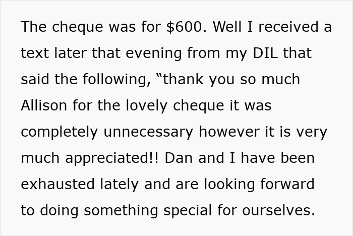 MIL Is Upset Her Son Shared His Gift With His Wife: "I Meant The Gift To Be Just For Him"