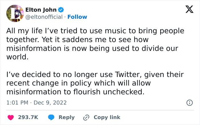 "Shoutout To All Of These Celebs": People Praise Stars For Leaving Elon Musk&rsquo;s X, Here's Who Left