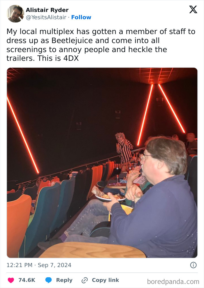 This Level Of Commitment To The Movies