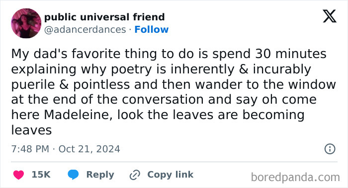 He Doesn't Want To Hear It, He Wants To Live It