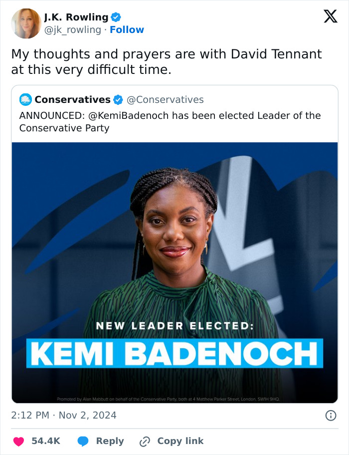 "Remember When You Were Better": JK Rowling's Jab At David Tennant Massively Backfires