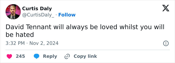 "Remember When You Were Better": JK Rowling's Jab At David Tennant Massively Backfires