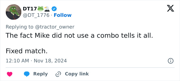 Jake Paul Issues Apology Over Mike Tyson As Fans Spot Signal That Proves Fight Was Fake