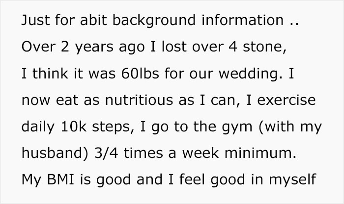 Woman Asks For Advice After Husband Tries To Control What She Eats, Gets A Reality Check