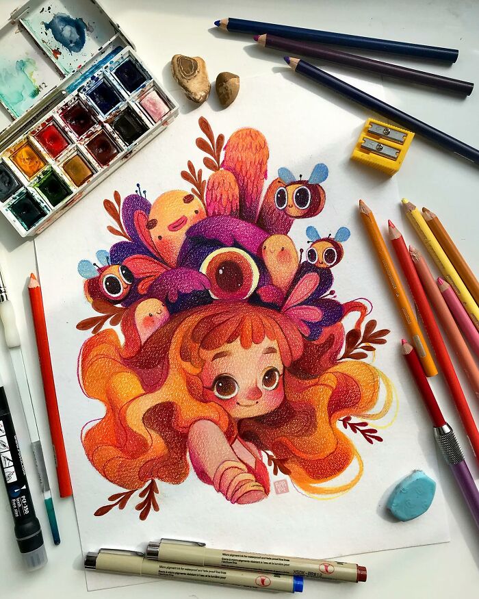 Step Into World Of Fantasy With 50 Magical Illustrations By Poopikatt