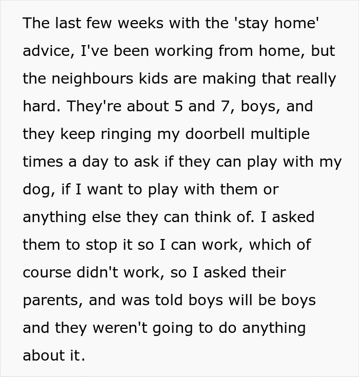 Person Comes Up With A Plan To Teach Neighbors&rsquo; Kids To Stay Away From Other People&rsquo;s Property