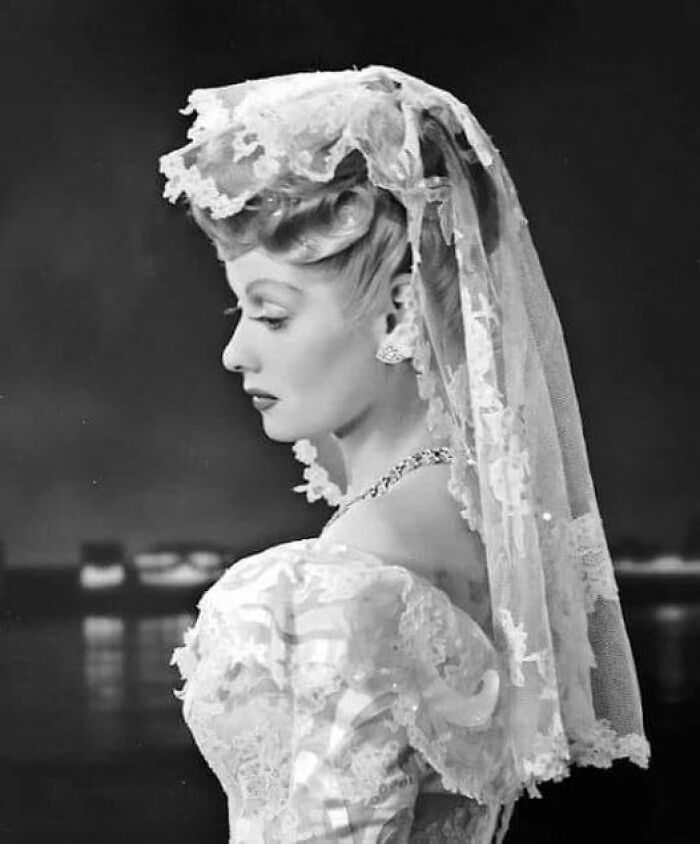Lucille Ball On The Day Of Her Wedding To Desi Arnaz, 1940