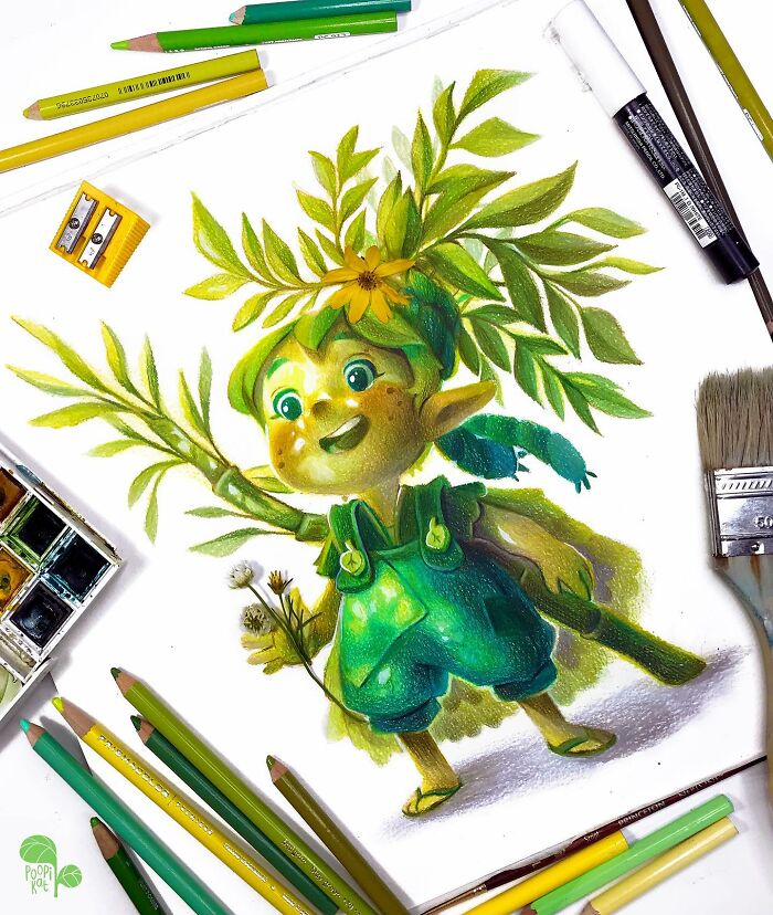 Step Into World Of Fantasy With 50 Magical Illustrations By Poopikatt