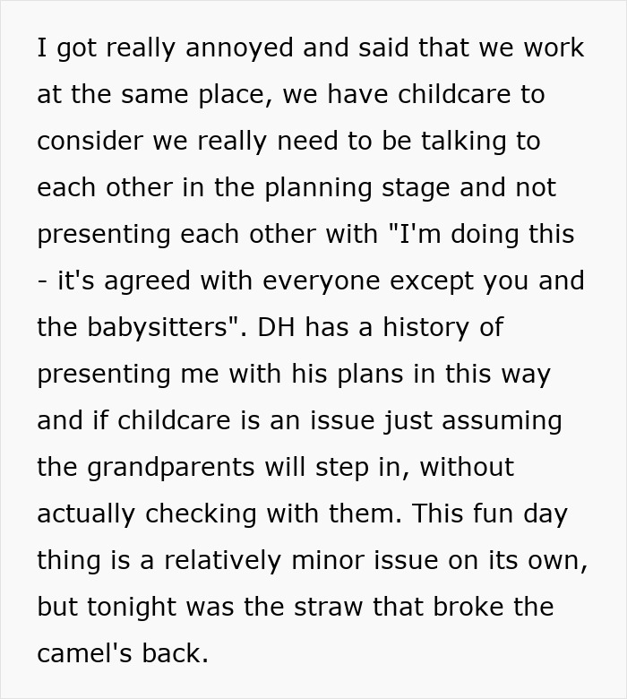 Husband Expects Wife To Pander To His Last-Minute Whims, Abandon Her Plans, She Vents Online