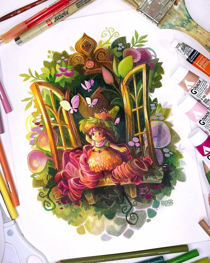 Step Into World Of Fantasy With 50 Magical Illustrations By Poopikatt
