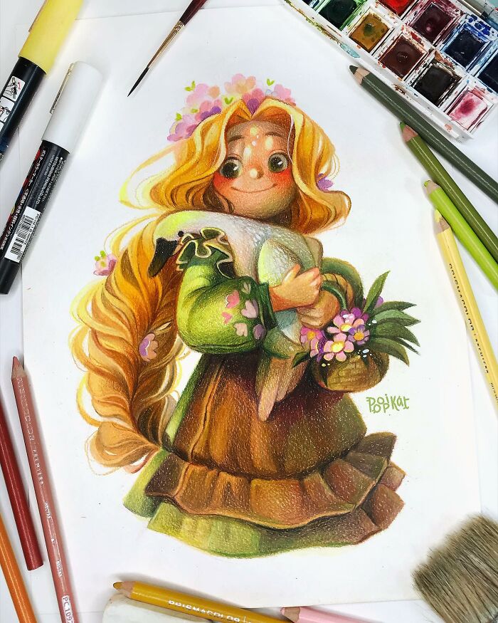 Step Into World Of Fantasy With 50 Magical Illustrations By Poopikatt