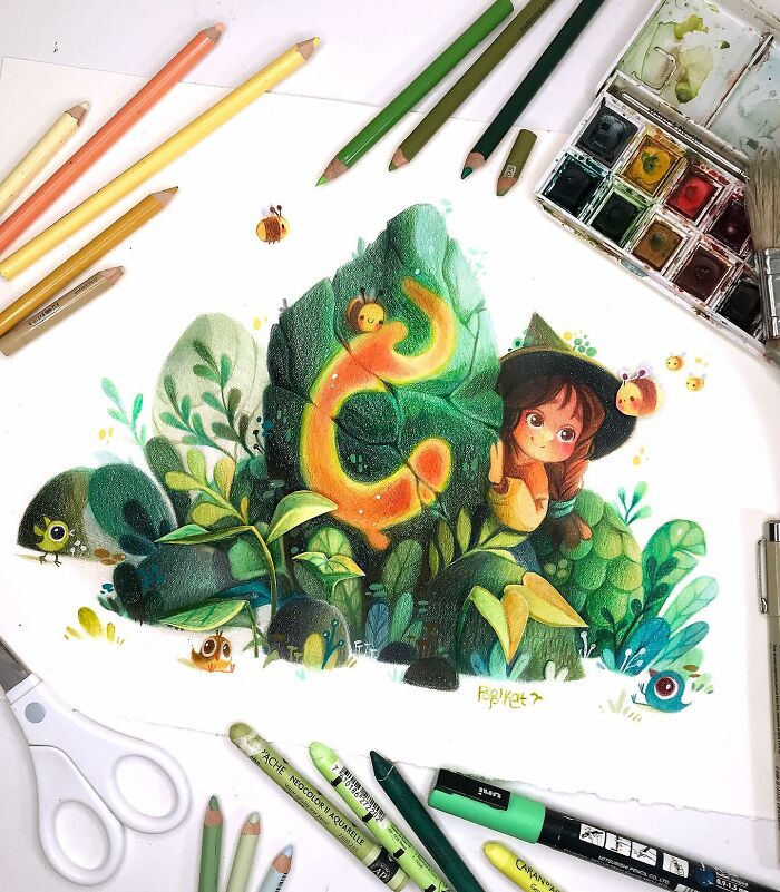 Step Into World Of Fantasy With 50 Magical Illustrations By Poopikatt