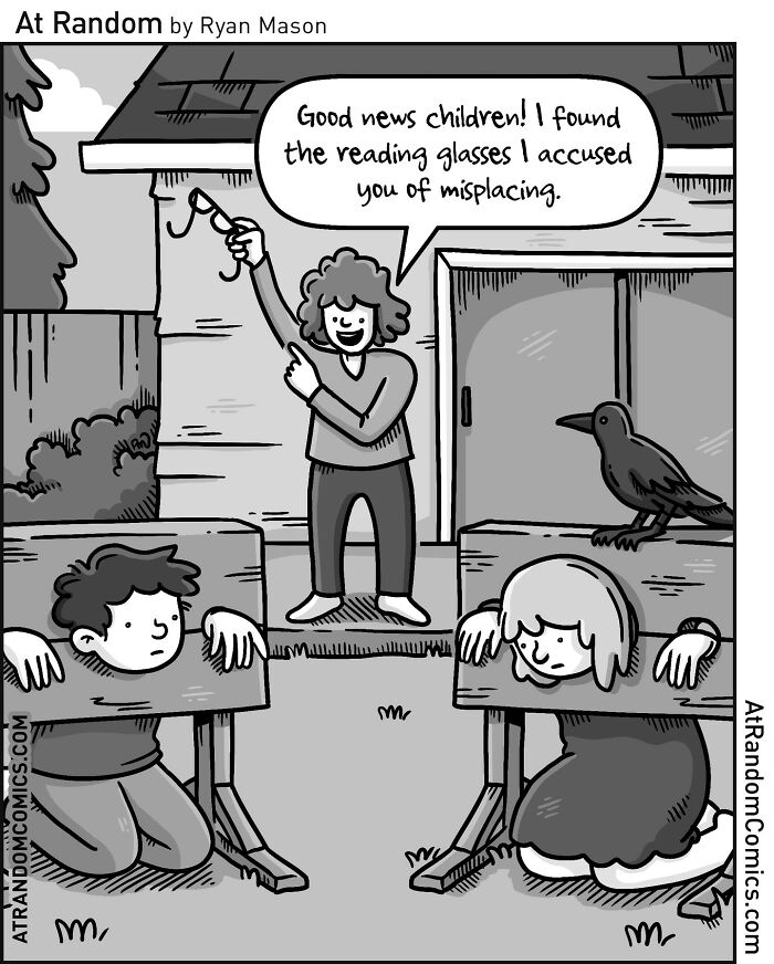 “At Random Comics”: 26 Witty Single-Panel Cartoons By This Artist (New Pics)