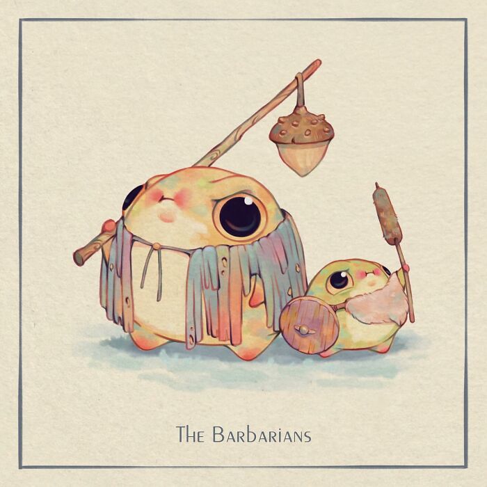 This Artist Created 40 Cute Frog Drawings