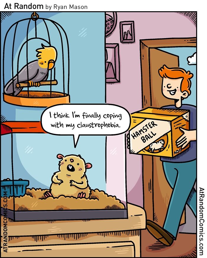 “At Random Comics”: 26 Witty Single-Panel Cartoons By This Artist (New Pics)